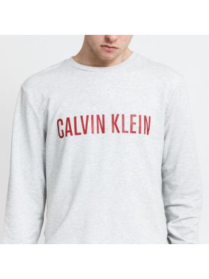 Μελανζέ φούτερ Calvin Klein γκρι