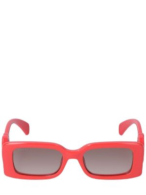Červené sluneční brýle Gucci