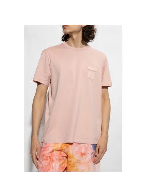 Camiseta de algodón Neil Barrett rosa
