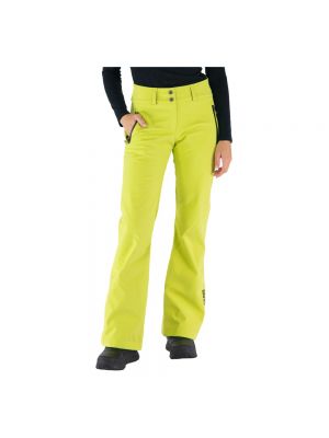 Proste spodnie softshell Colmar żółte