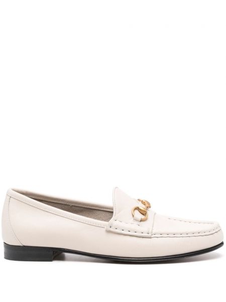 Læder loafers Gucci