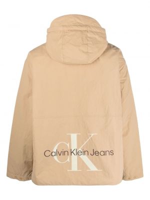 Jeansjacke mit kapuze mit print Calvin Klein Jeans