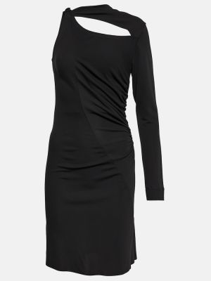 Aszimmetrikus ruha Victoria Beckham fekete