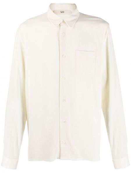 Дълга риза Séfr бяло