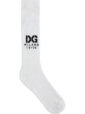 Чорапи Dolce & Gabbana бяло