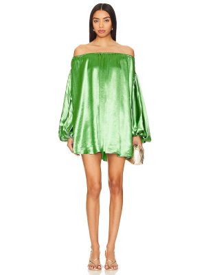 Mini vestido Caroline Constas verde