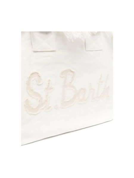 Bolso shopper elegante de algodón con flecos Mc2 Saint Barth
