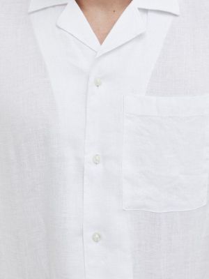 Лляна сорочка Hugo біла