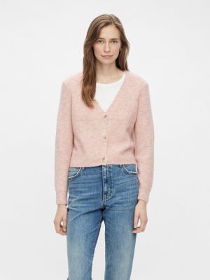 Sweter Pieces różowy