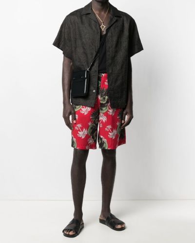 Shorts mit print Undercover rot