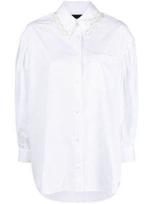 Bavlněná košile Simone Rocha bílá