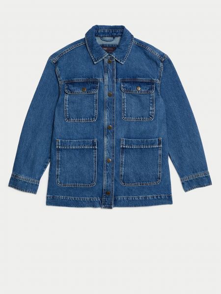 Džínová bunda Marks & Spencer modrá