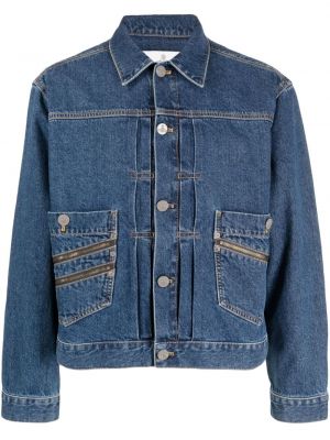 Džínová bunda na zip Vivienne Westwood modrá