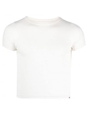 Tricou din cașmir Extreme Cashmere alb