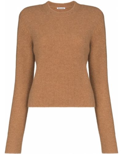 Jersey de tela jersey Reformation marrón