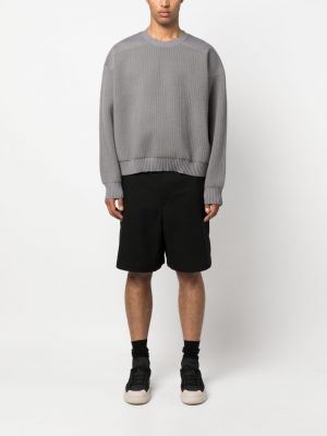 Pullover mit rundem ausschnitt Y-3 grau