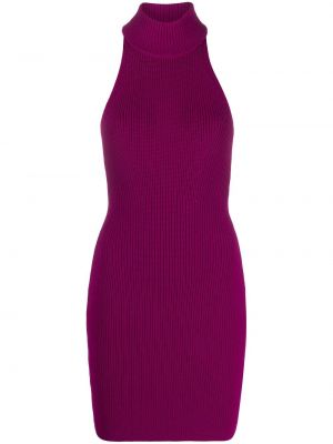 Mini vestido de punto Dsquared2 violeta