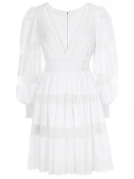 Кружевное платье Dolce & Gabbana белое