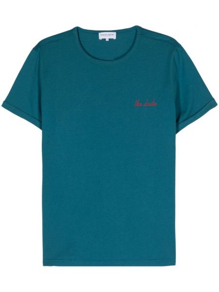 Kokvilnas t-krekls Maison Labiche zils