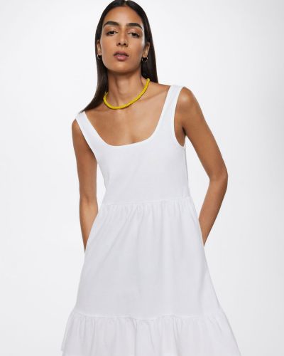 Mini haljina Mango bijela