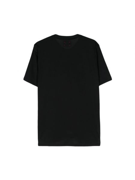 T-shirt mit kurzen ärmeln mit rundem ausschnitt Kiton schwarz