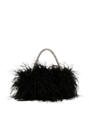 Pisemska torbica s perjem Rachel Gilbert črna