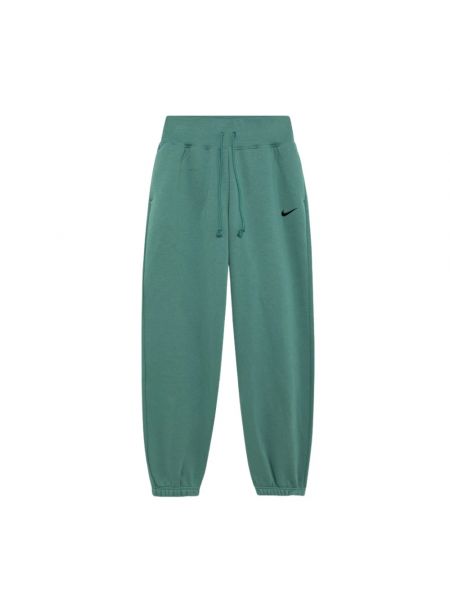 Spodnie sportowe polarowe Nike zielone
