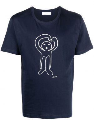 T-shirt Société Anonyme blå