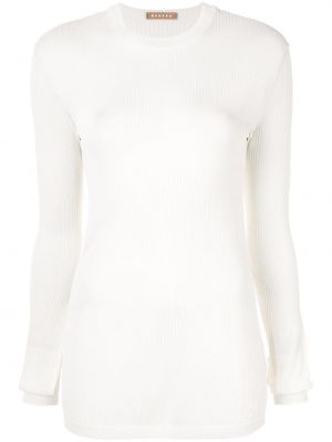 Облегающий свитер с длинными рукавами Nehera, белый