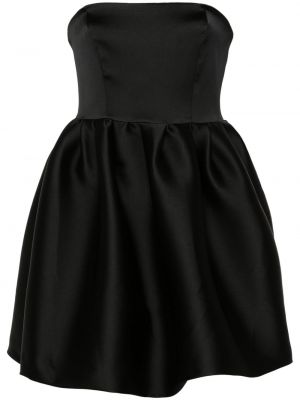 Satynowa sukienka mini Parosh czarna