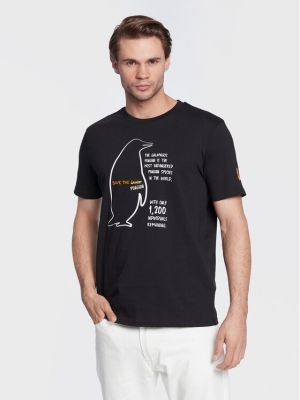 T-shirt Save The Duck schwarz
