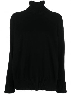 Кашмирен пуловер Malo черно