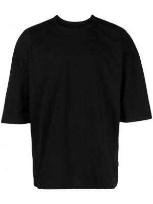 Bavlněné tričko Mm6 Maison Margiela černé