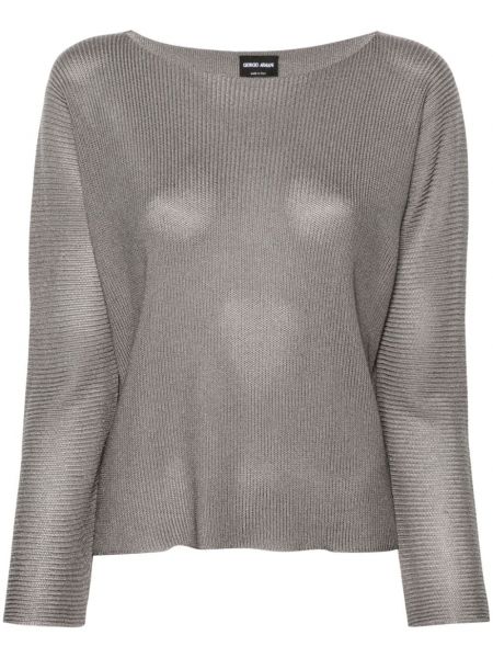 Пуловер Giorgio Armani сиво
