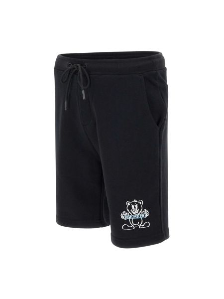 Pantalones cortos de algodón Iceberg negro
