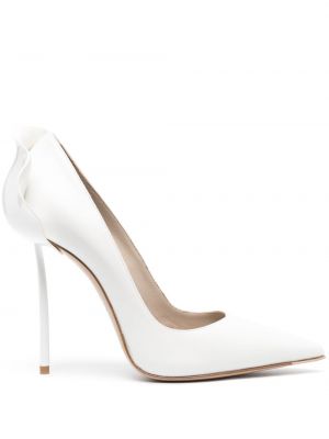 Полуотворени обувки с волани Le Silla бяло
