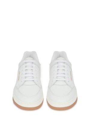 Bőr sneakers Saint Laurent fehér