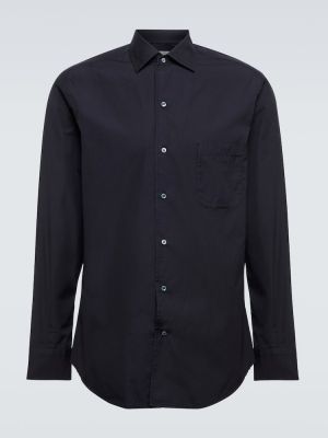 Medvilninė marškiniai Loro Piana juoda