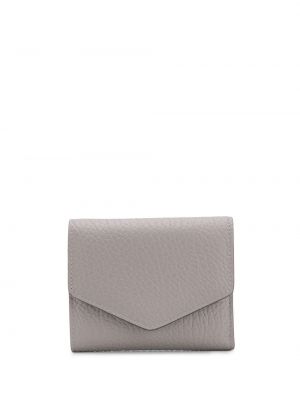 Portefeuille en cuir Maison Margiela gris