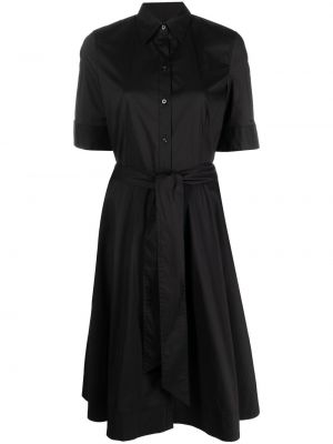 Mini robe avec manches courtes Lauren Ralph Lauren noir