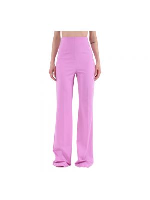 Spodnie relaxed fit Sportmax różowe