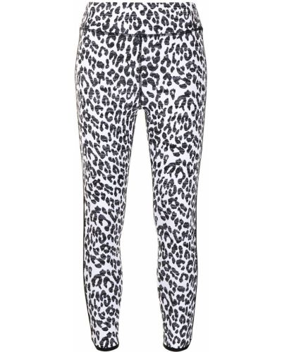 Pantalones de chándal con estampado leopardo The Upside blanco