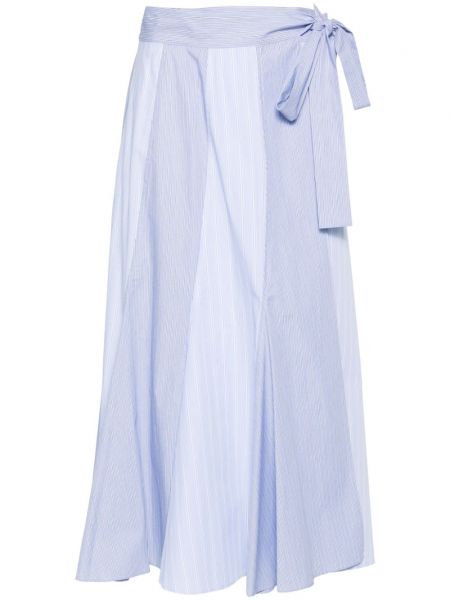Pruhovaná bavlnená sukňa Twinset