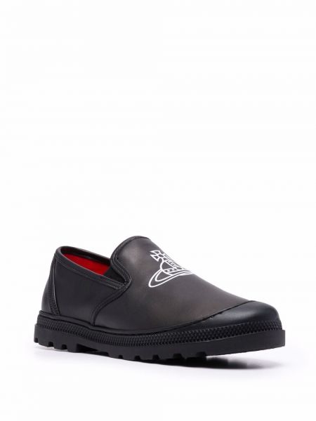 Zapatillas con estampado slip on Vivienne Westwood negro