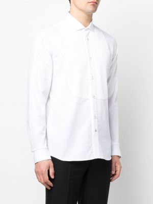 Plisovaná košile Philipp Plein bílá