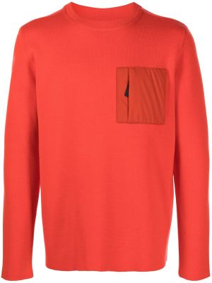 Megztinis su kišenėmis Aztech Mountain oranžinė