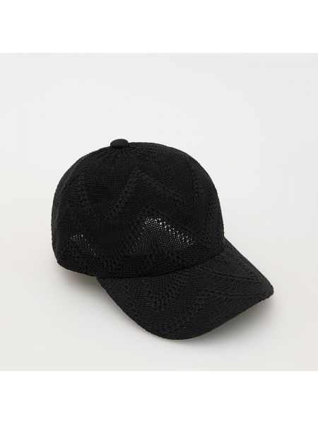 Pletený pletený čepice Reserved černý