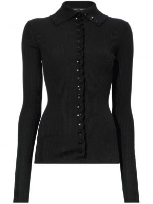 Пуловер с копчета Proenza Schouler черно