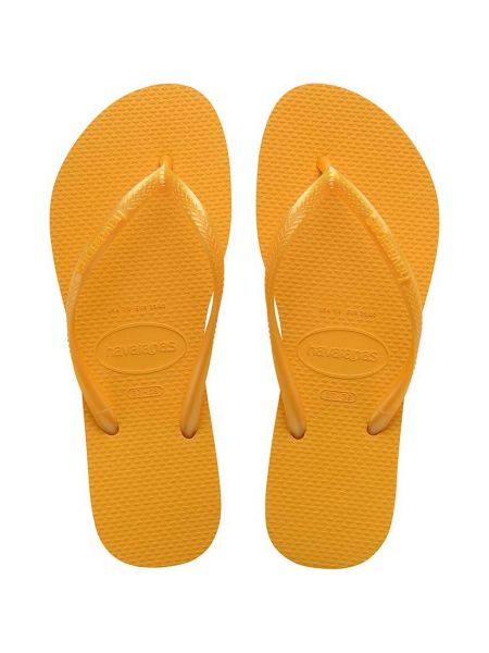 Sandale cu toc slim fit cu toc plat Havaianas portocaliu