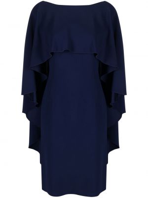 Viskózové šaty Alberta Ferretti - modrá